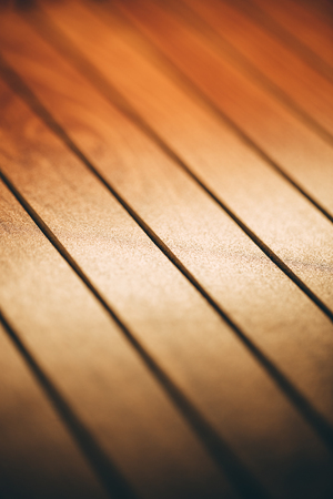 Empty wooden table