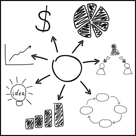 business figureのイラスト素材
