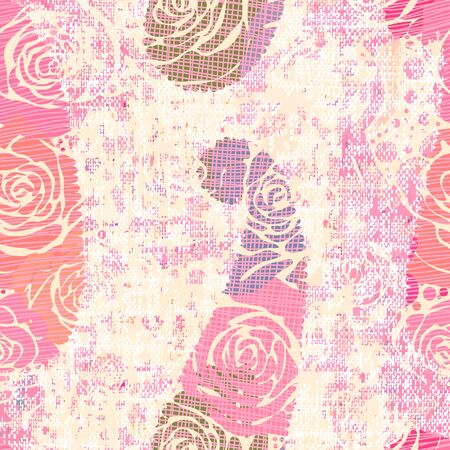Colorful decorative pattern with Paisley. Ethnic texture backgroundのイラスト素材