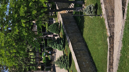 View from the top of the castle in the city of Lviv, Ukraineの写真素材