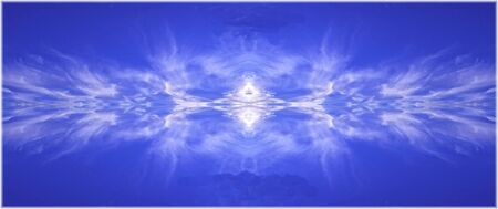 White Reflections. Fantasy inspirational digitally altered surreal/abstract/fantasy photo art.の写真素材