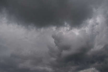 Nephology at its best. Grey stormy  cloud closeup.  Atmospheric sky art image. New South Wales, Australia.の写真素材
