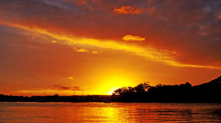 sunsetの写真素材