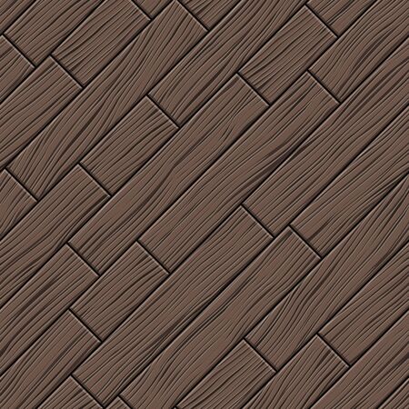Brown wood texture, seamless background vector illustrationのイラスト素材
