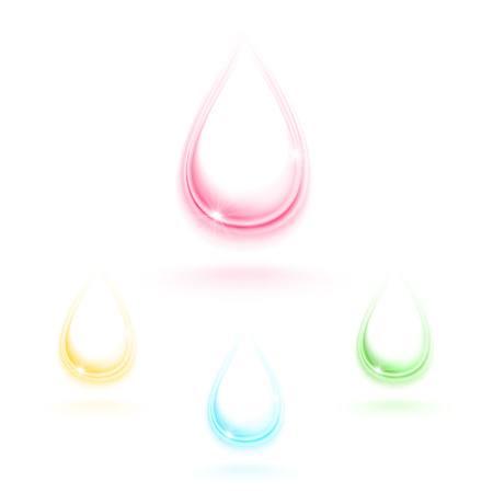 Crystal water dropsのイラスト素材