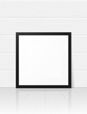 Blank frame on a white background, vector illustrationのイラスト素材