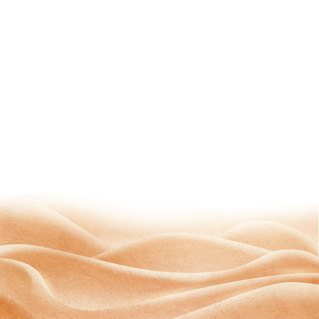 Vector background with sand borderのイラスト素材