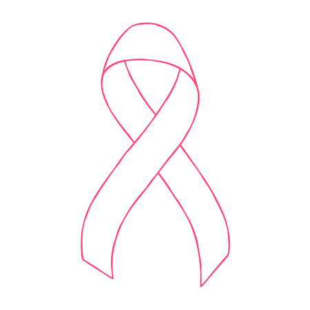 Breast cancer awarenessのイラスト素材