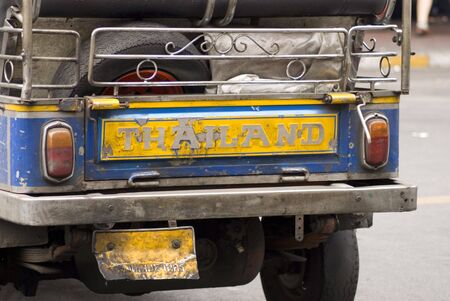 Tuk Tuk, Taxi in Thailandの写真素材