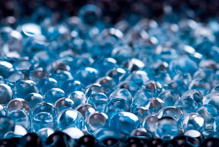 abstract background of glittering jelly decoration ballsの写真素材