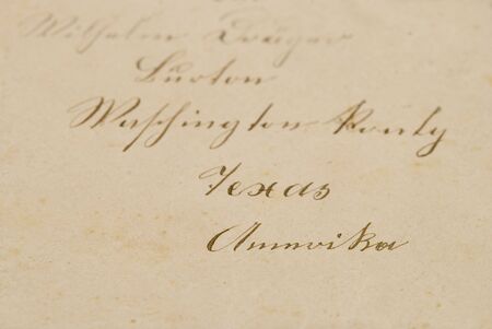 old handwritten letters