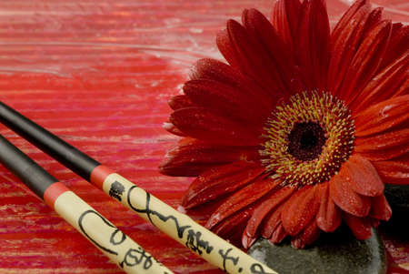 Still life asian styleの写真素材