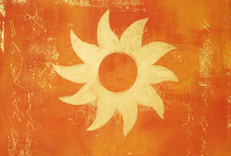 abstrakt painting, artwork is created and painted by myselfの写真素材