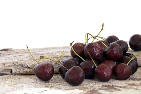fresh cherriesの写真素材