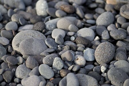 background of massive gray pebble