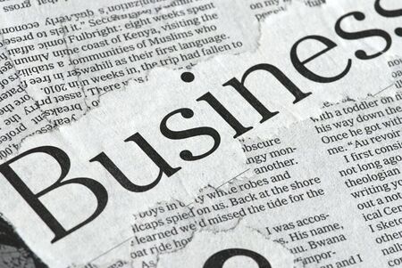 collage of newspaper fragments with textの写真素材