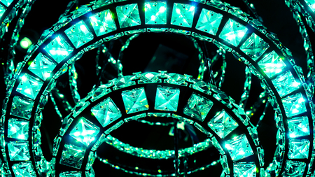 Diamond crystal chandelier with luxury designの写真素材