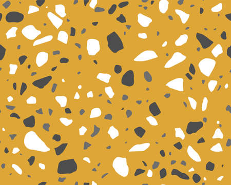 Abstract pattern. Endless terrazzo background.のイラスト素材