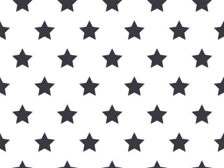 Endless Christmas Pattern. Sky with Stars.のイラスト素材