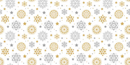 Christmas Pattern - Seamless Vector Backgroundのイラスト素材