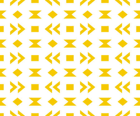 Yellow Pattern - Abstract Vector Background, Endlessのイラスト素材