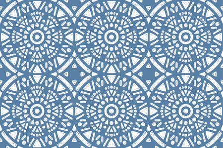 Abstract Pattern - Oriental Vector Background - Seamlessのイラスト素材