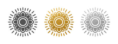 Beautiful Mandala Ornaments - Vector Setのイラスト素材