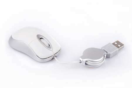 Mouse isolated on white background.の写真素材