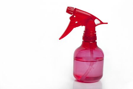 Spray bottle for hair products or plants watering. Isolated on white background.