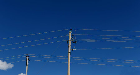 Telephone poles