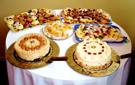Rich Pastry Table