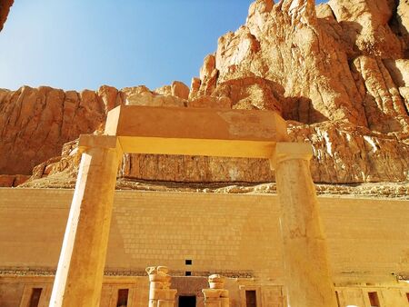 Travel Egypt, Temple of Hatshepsutの写真素材