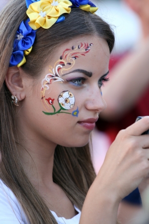 European Football Championship 2012 in Ukraine and Poland. Kyiv, 01 July 2012.のeditorial素材