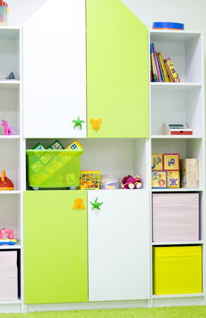 Interior of a modern kindergarten.の写真素材