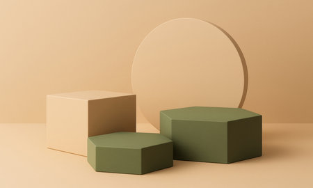 The formal catwalks are set against the backdrop of a minimalist studioの素材