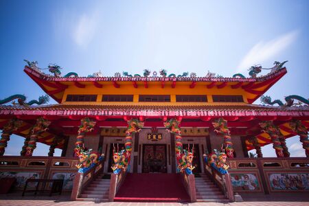 Chinese temple in Phuket townのeditorial素材