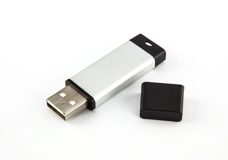 USB flash drive in isolate background
