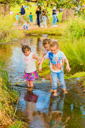Johannesburg, South Africa - May 12 2018: Kids having fun in a Parkのeditorial素材