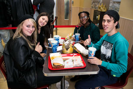 Pretoria, South Africa - June 28 2014: Burger King Restaurant Opening Day