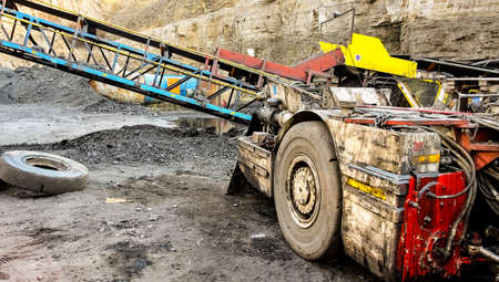 Witbank, South Africa - July 25 2011: Coal Mining and processing Plant Equipment