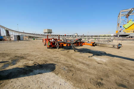 Johannesburg, South Africa - August 11 2008: Platinum Palladium Mining and Machinery