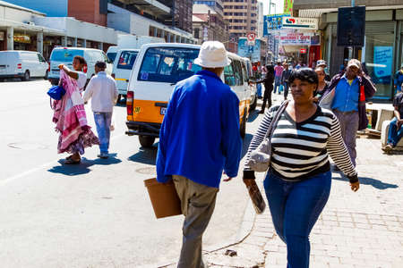 Johannesburg, South Africa - October 17 2012: Buildings and Streets of Johannesburgのeditorial素材