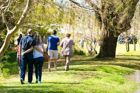 Johannesburg, South Africa - May 10 2014: Couples at an outdoor Food and Wine Festivalのeditorial素材