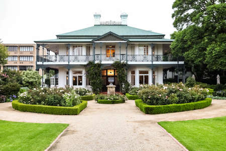 Johannesburg, South Africa - January 17, 2011: Old Colonial Mansion Heritage Site,  Hazeldene Hall in Parktown areaのeditorial素材