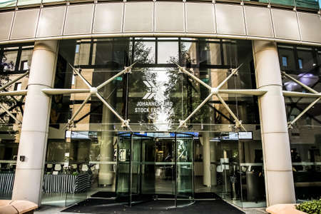 Johannesburg, South Africa - March 12, 2014: Exterior entrance to the JSE - Johannesburg stock...
