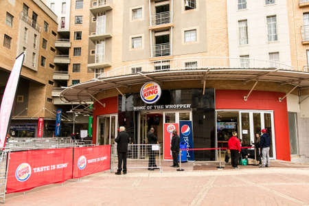 Pretoria, South Africa - June 28 2014: Burger King Restaurant Opening Dayのeditorial素材