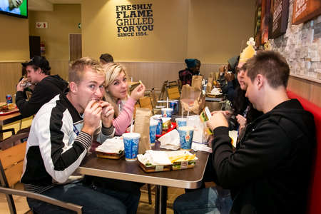 Pretoria, South Africa - June 28 2014: Burger King Restaurant Opening Day