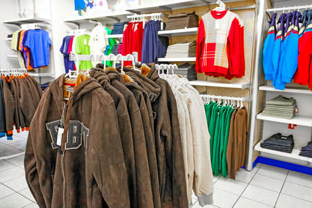 Johannesburg, South Africa - July 05 2011: Interior of a Fashion Clothing Retail Storeのeditorial素材