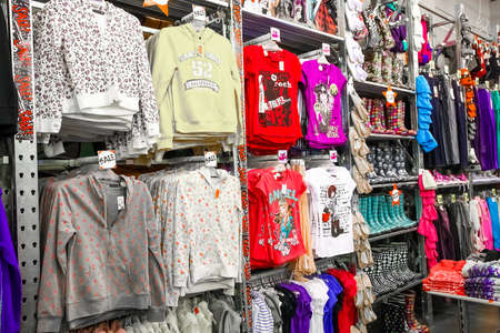 Johannesburg, South Africa - July 05 2011: Interior of a Fashion Clothing Retail Storeのeditorial素材