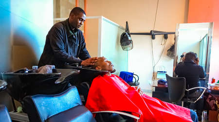 Johannesburg, South Africa - July 05 2011: Inside interior of a Beauty Salon in a Mall